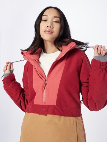 PROTEST Athletic Jacket in Red