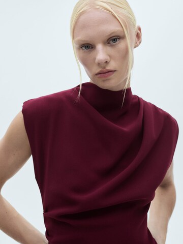 MANGO Jurk 'Gante' in Rood