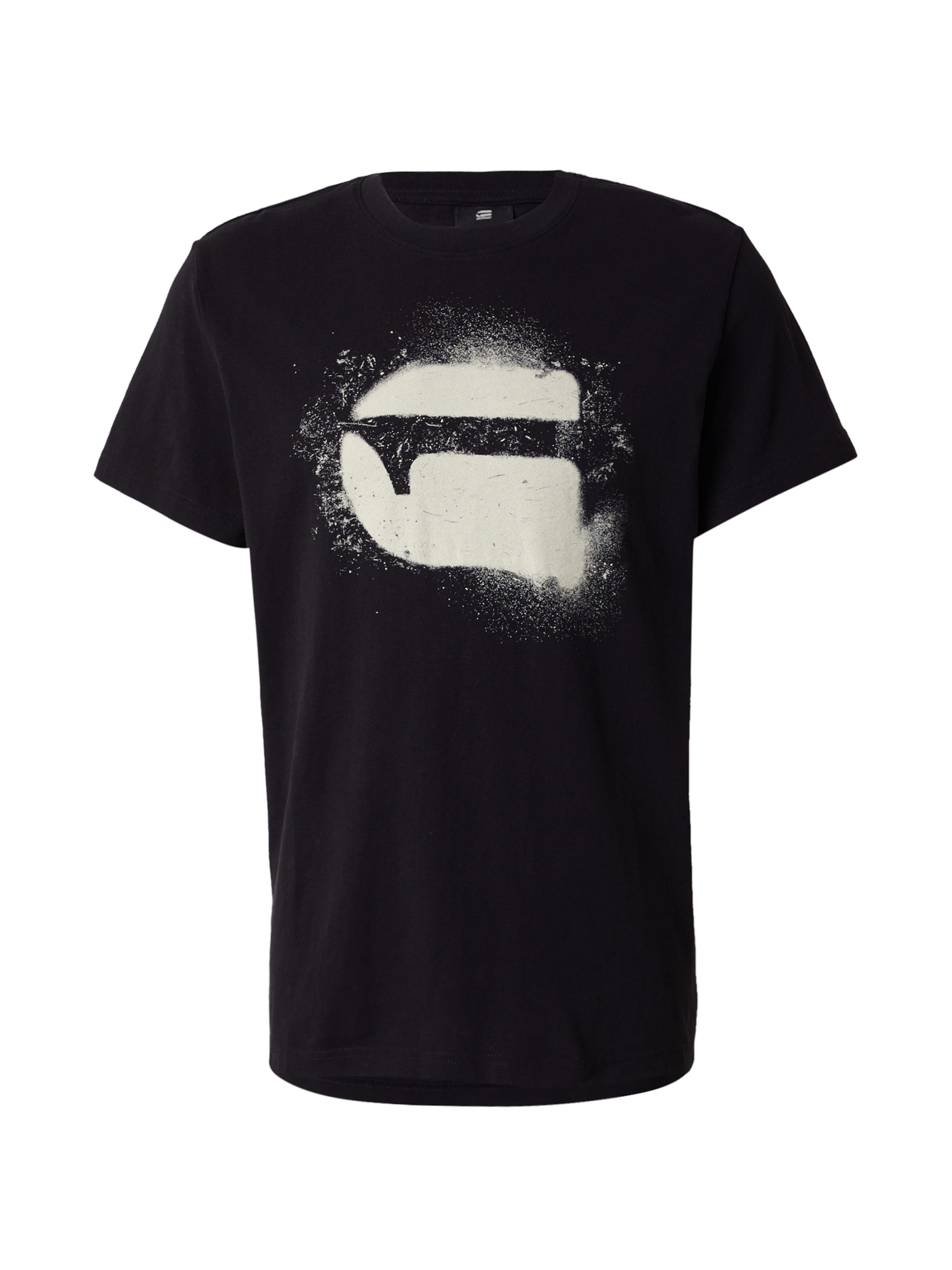 G-STAR Shirt in Black / White, Item view