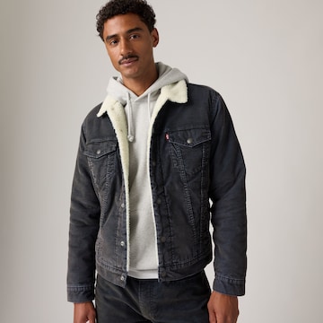 LEVI'S ® Демисезонная куртка 'Levi's x Justin Timberlake Type 3 Sherpa Trucker' в Черный