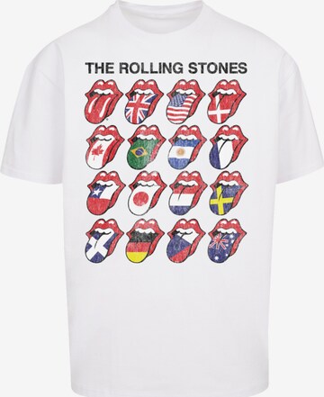 F4NT4STIC T-Shirt \'The Rolling Stones Voodoo Lounge Tongues\' in Weiß |  ABOUT YOU