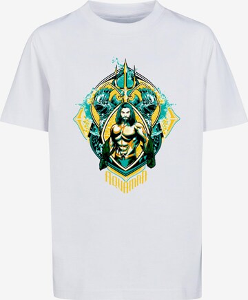 ABSOLUTE CULT Shirt 'Aquaman - The Trench' in White: front