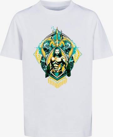 T-Shirt 'Aquaman - The Trench' ABSOLUTE CULT en blanc : devant