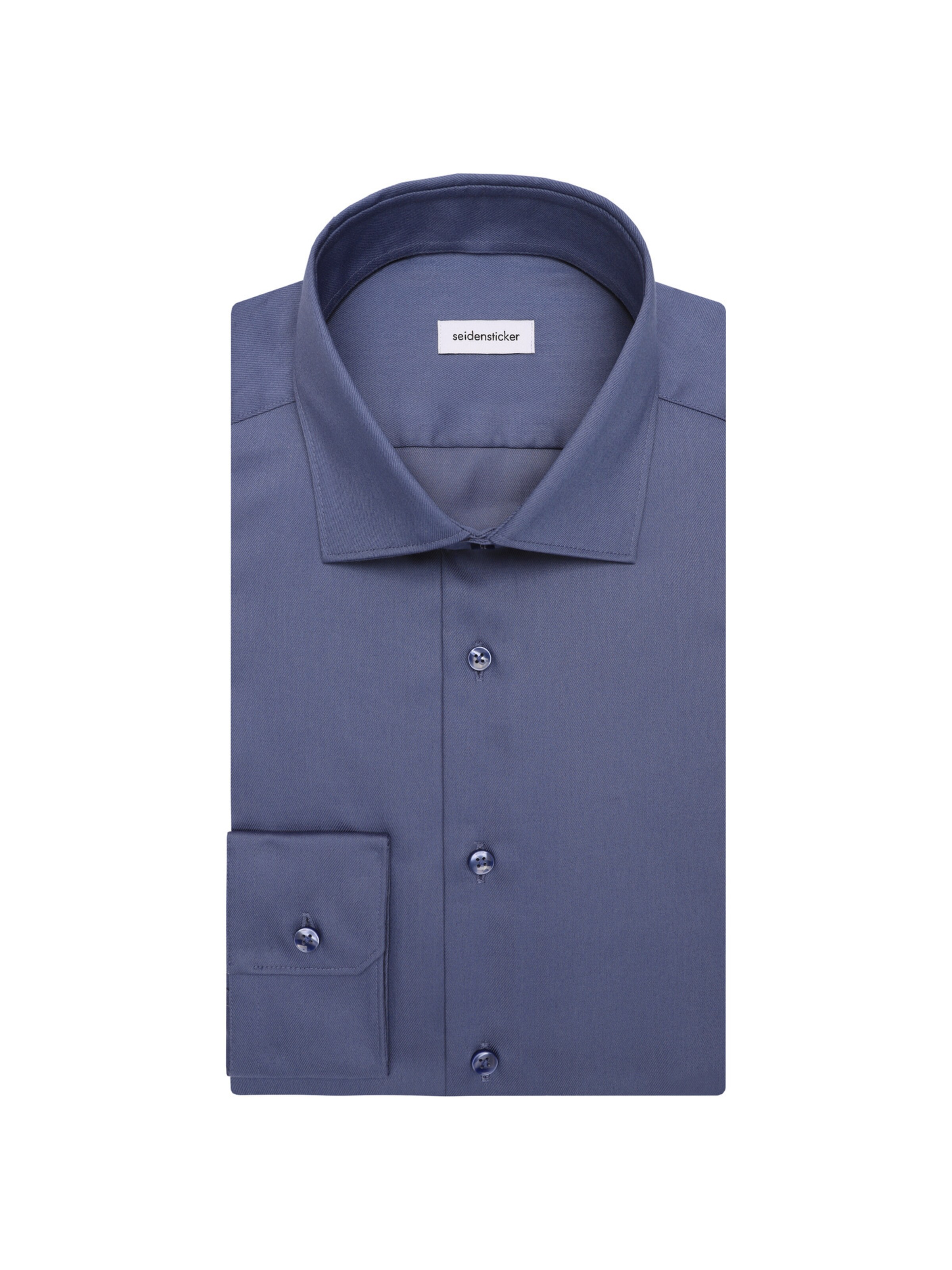 SEIDENSTICKER Slim fit Button Up Shirt in Blue