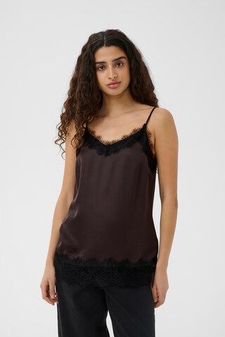 InWear Top 'IWBalla Lace Camisole' in Bruin: voorkant