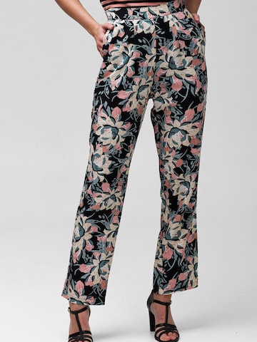 Wide leg Pantaloni 'Keep Tryin'' di 4funkyflavours in nero: frontale