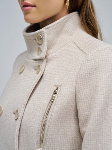 Salsa Jeans Winterjacke 'Grace Long Woolen Coat' in Beige