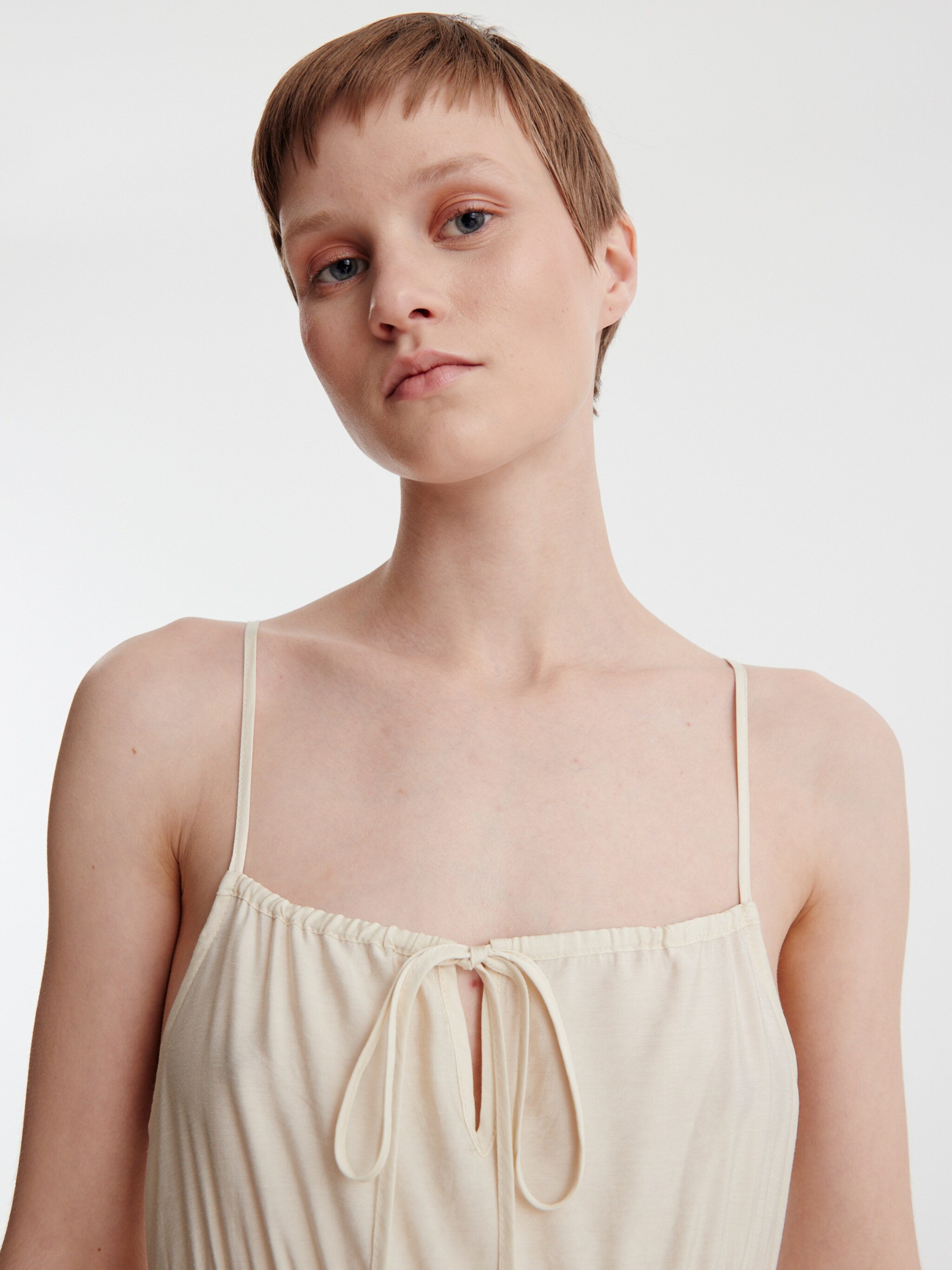 EDITED Producten Zomerjurk 'Jolina' Crème