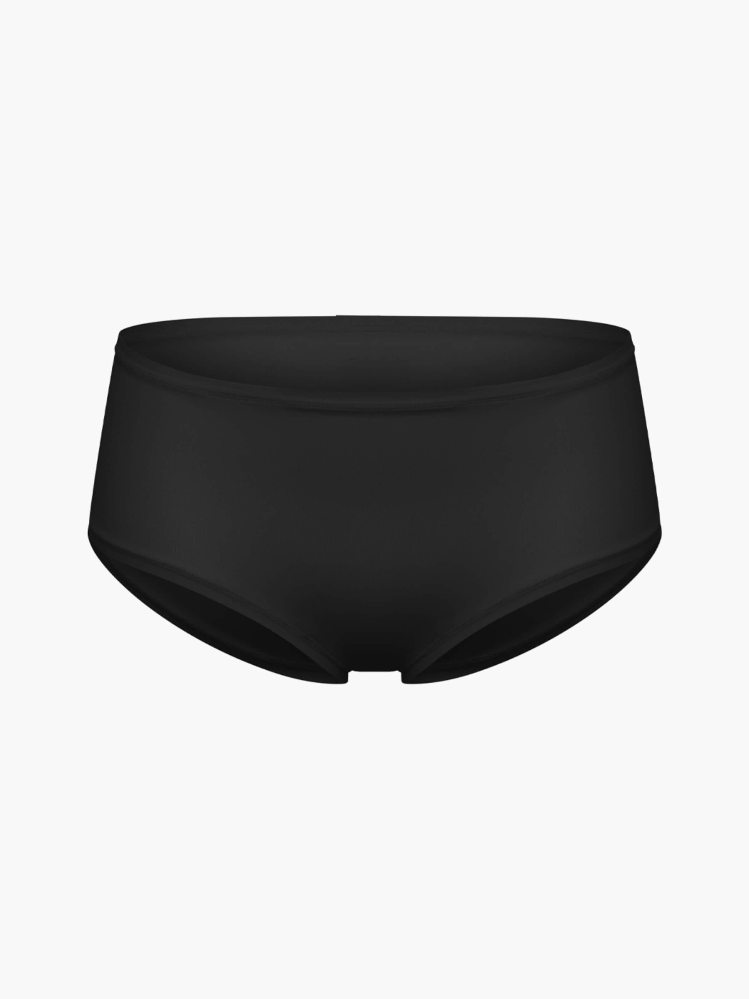 cfab (formerly creamy fabrics) - Braga 'Seamless Slip' en negro: frente