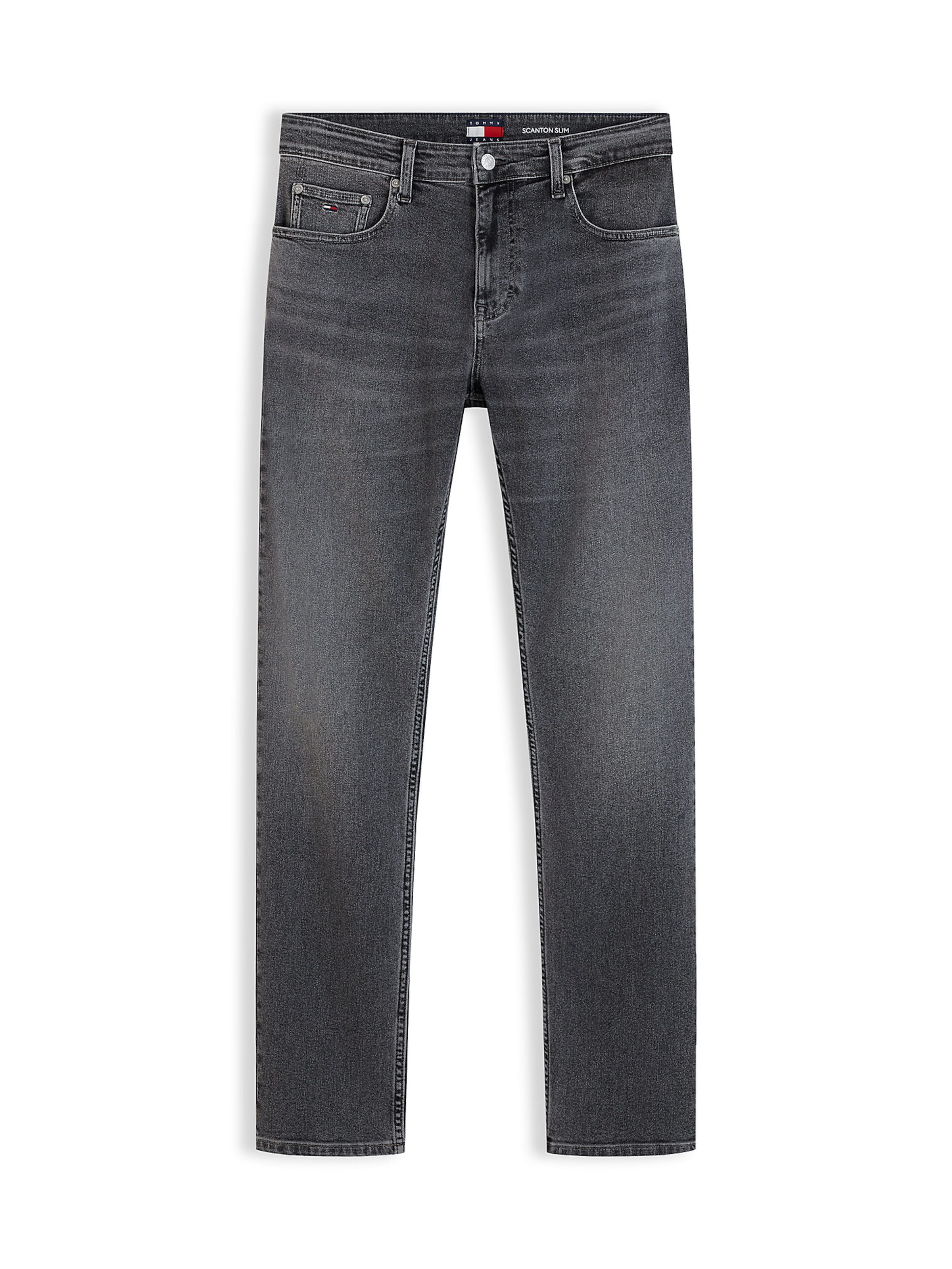 Tommy Jeans Slimfit Τζιν 'Scanton' σε γκρι: μπροστά