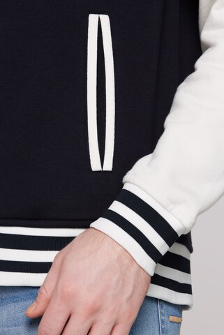 CAMP DAVID College Blouson mit Label-Applikationen in Blau