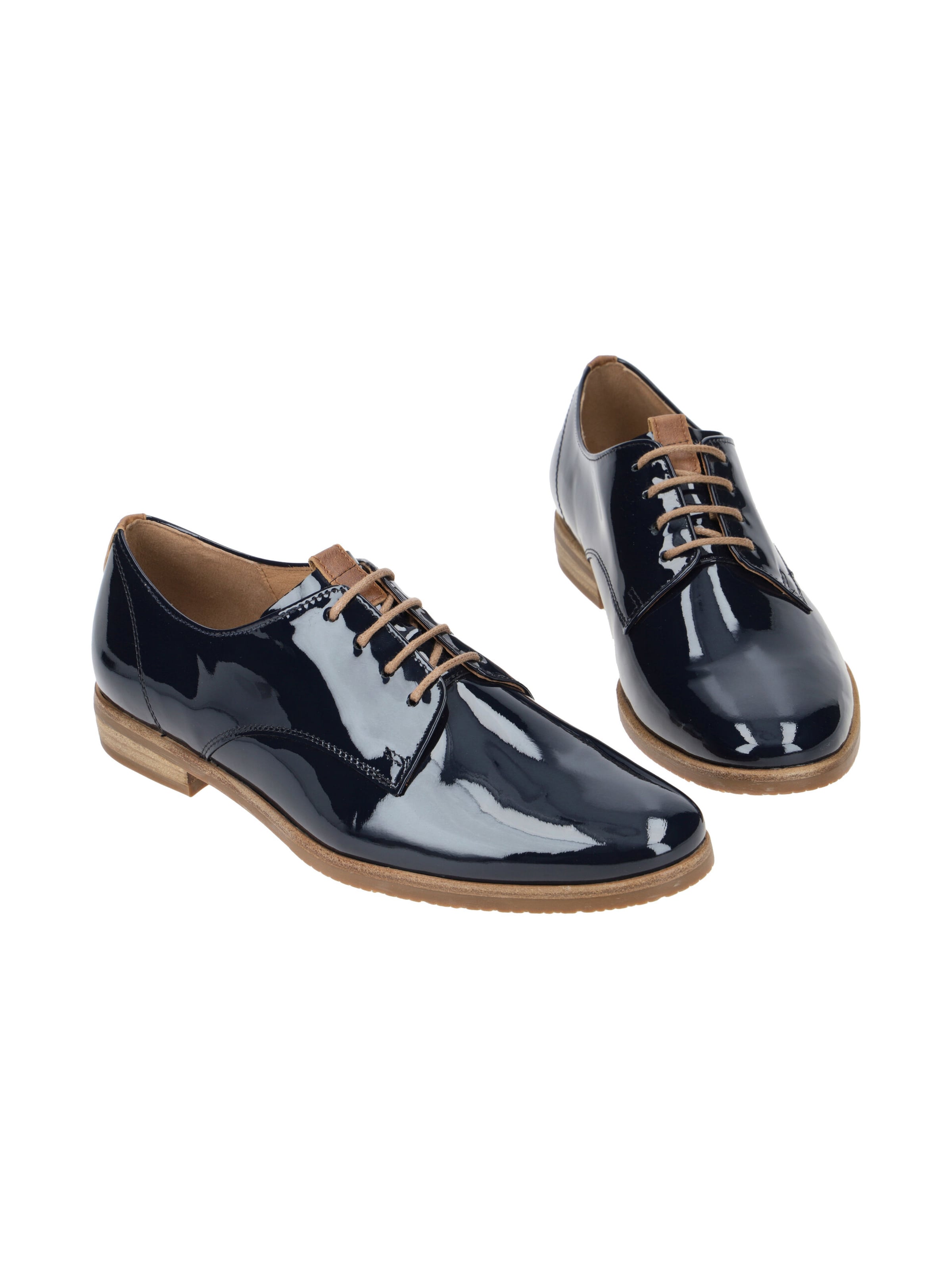 GABOR Schnürschuh 'Gabor Schuhe dunkelblau Lack 02.065.96'‌‌‌‌‌‌‌‌‌ in Blau