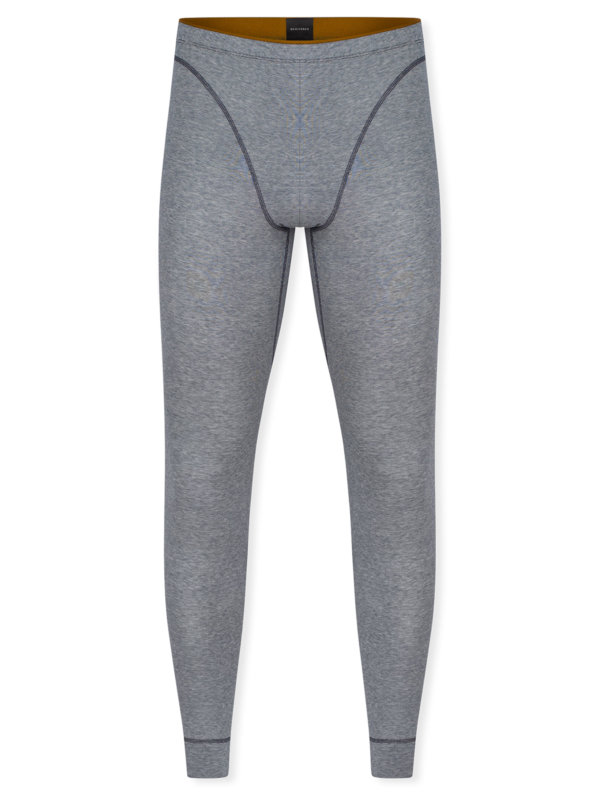 SCHIESSER Lange onderbroek ' 95/5 Originals ' in S in de kleur Blauw gemêleerd, Productweergave