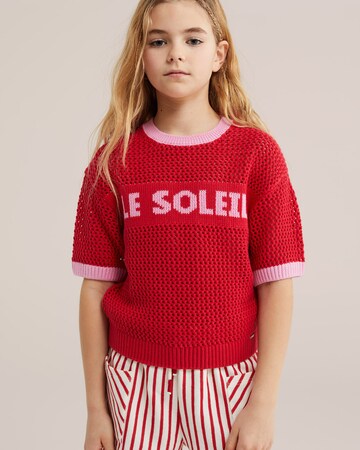 WE Fashion Pulóver - piros: elől