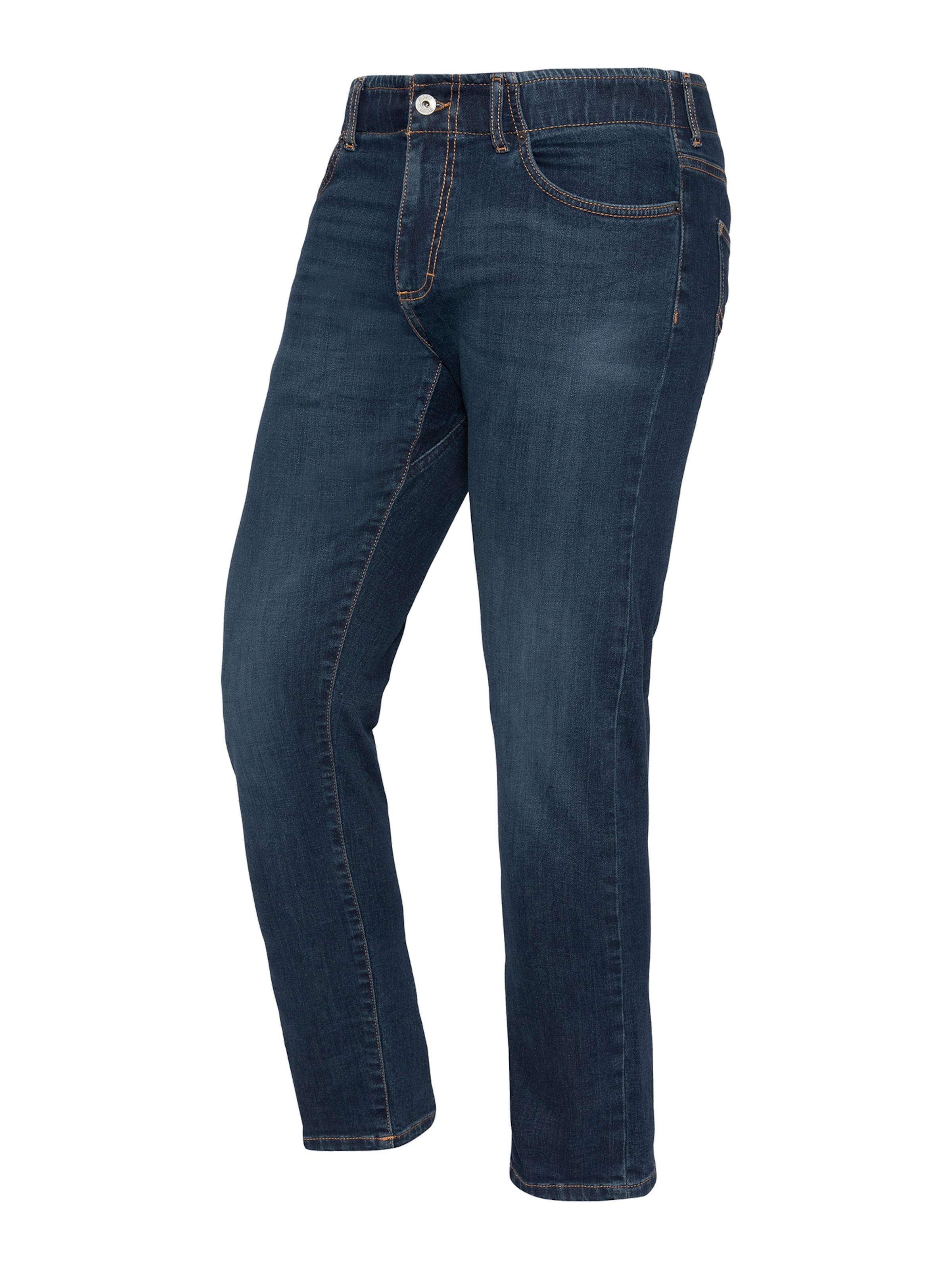 Coupe slim Jean Schott NYC en bleu