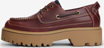 Tommy Jeans Nauhakengät 'ARCHIVE '01' värissä ruskea: etupuoli