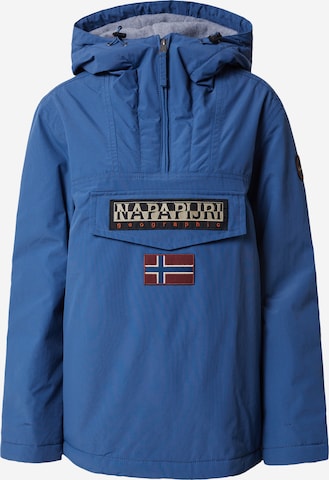 NAPAPIJRI Between-Season Jacket 'Rainforest' in Blue: front