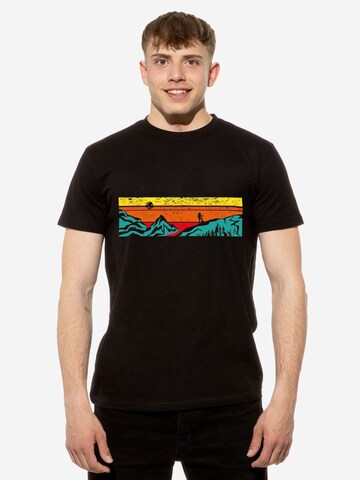 T-Shirt Cotton Prime en noir : devant