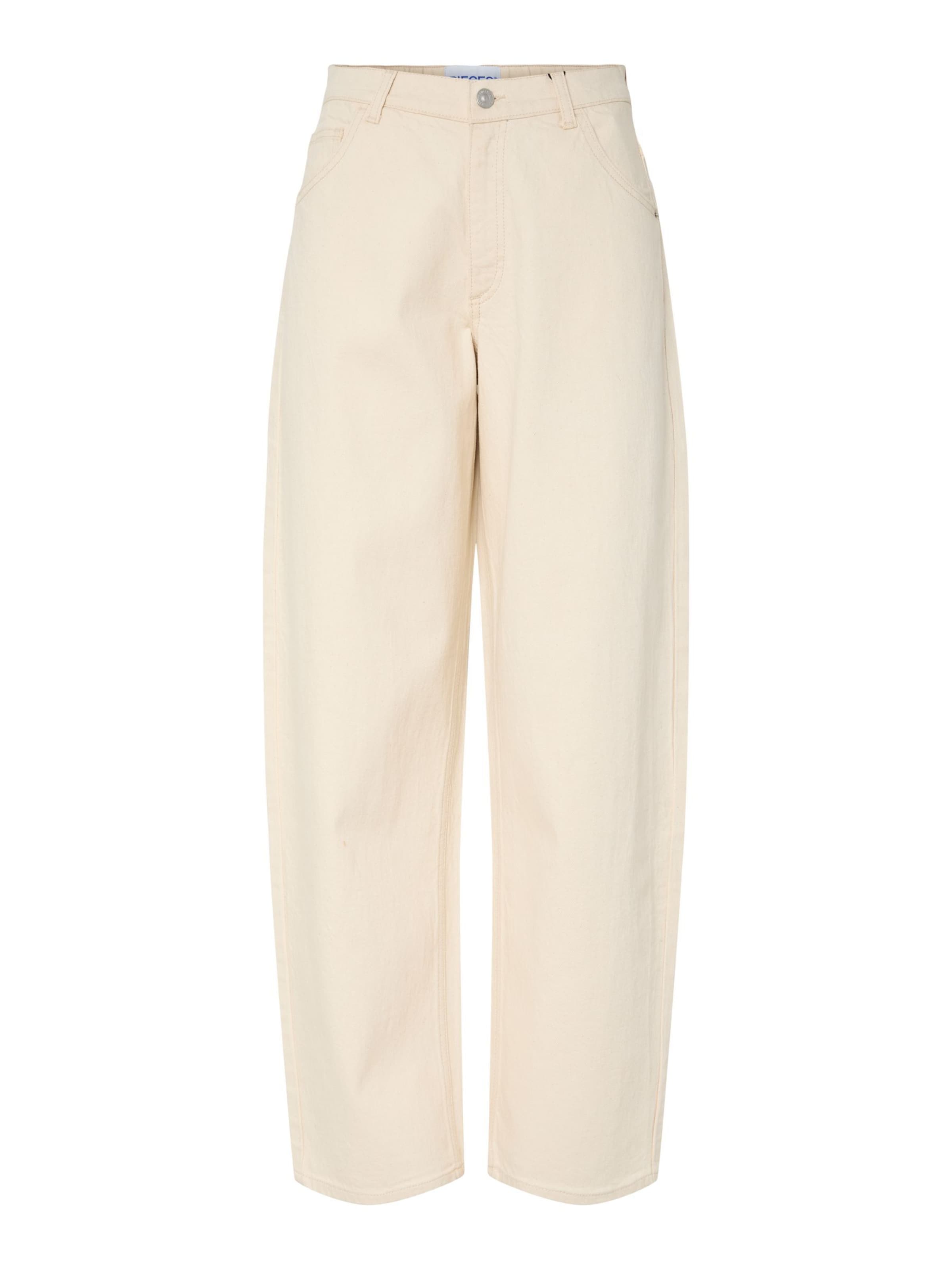PIECES Jean 'PCGrace' en 29/32 en chamois, Vue avec produit
