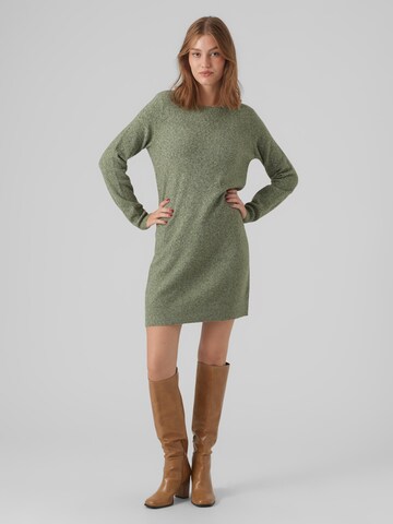 VERO MODA Knit dress 'Doffy' in Green