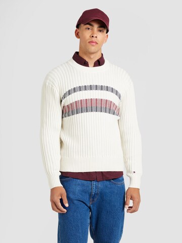 TOMMY HILFIGER Trui in Wit: voorkant