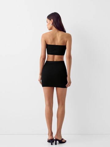 Bershka Top in Schwarz