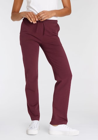 FLASHLIGHTS Slimfit Hose in Rot: Vorderseite