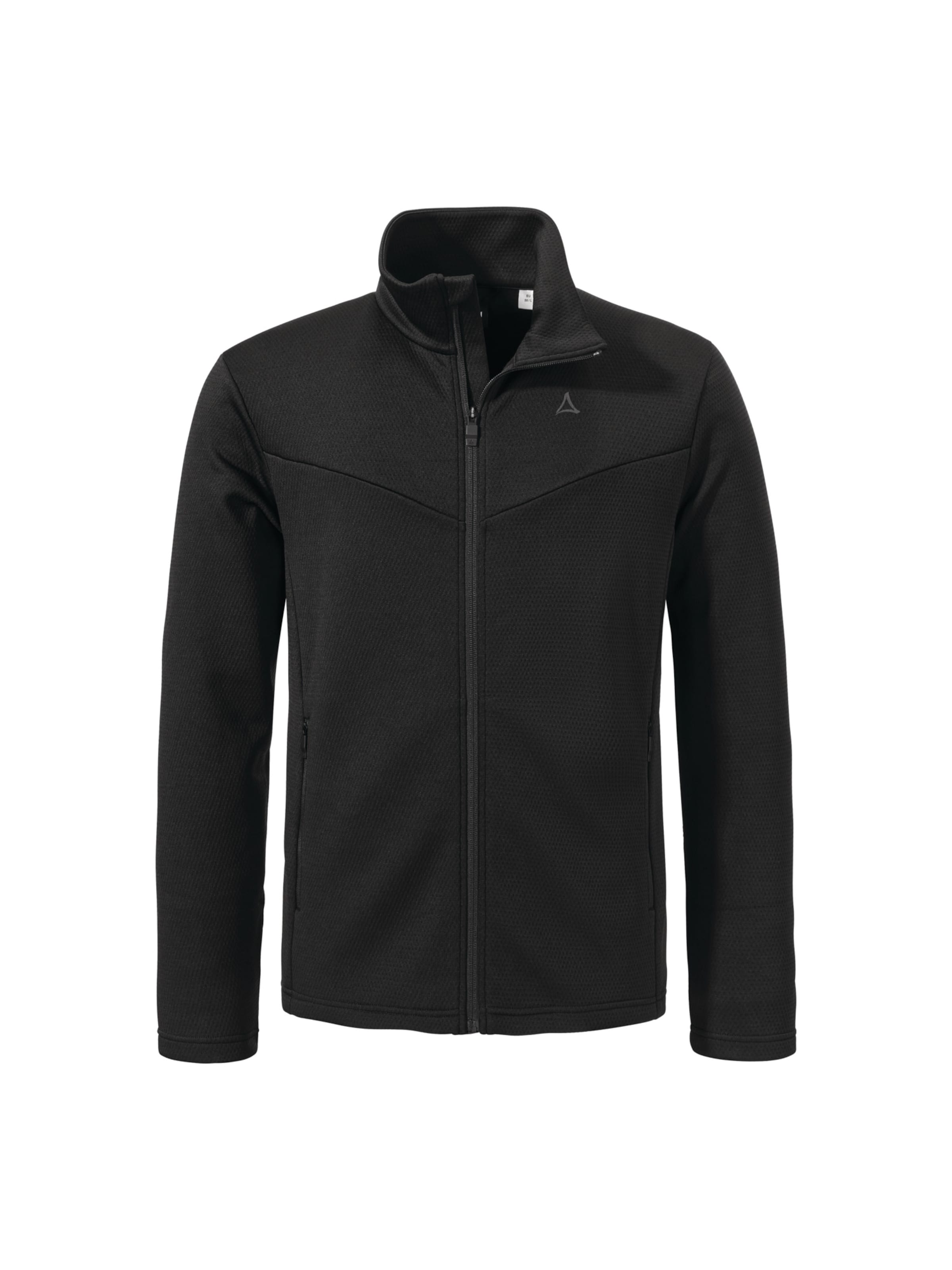 Schöffel Athletic fleece jacket 'Pine' in Black: front