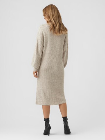 VERO MODA Knitted dress 'Filene' in Beige