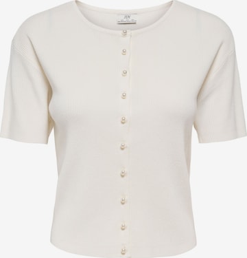 JDY Gebreid vest 'JDYGaby' in Wit: voorkant