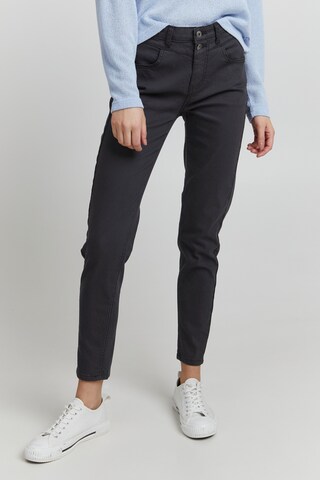 Oxmo Slim fit Jeans 'Peetje' in Black: front