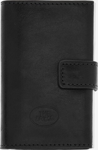 The Bridge Wallet in Black: front