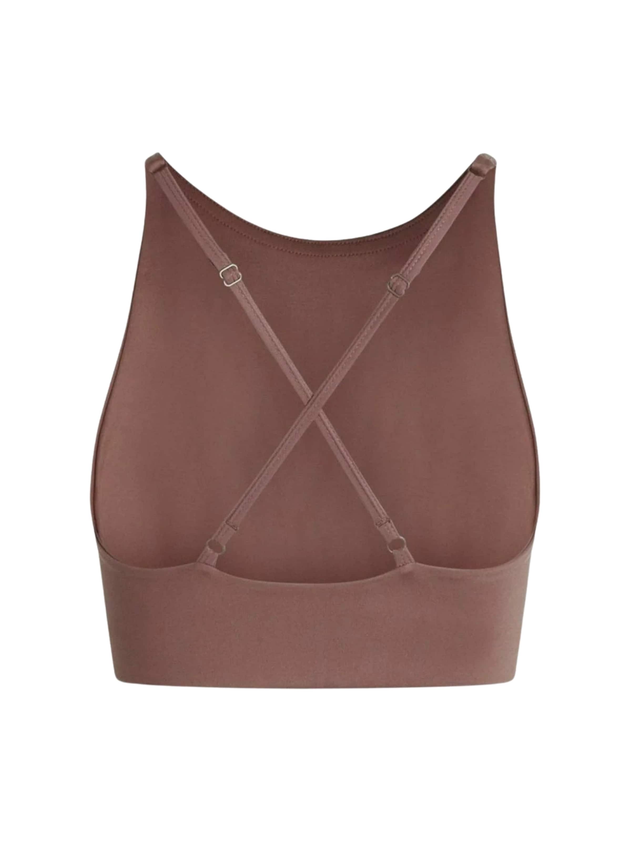 Bustino Reggiseno sportivo 'Topanga' di Girlfriend Collective in marrone