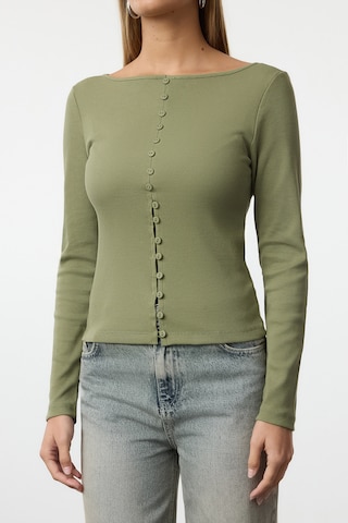 Trendyol - Cárdigan en verde: frente