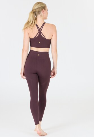 Athlecia Bustier Sport-BH in Braun