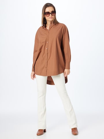 VERO MODA Bluse 'BIANCA' in Braun