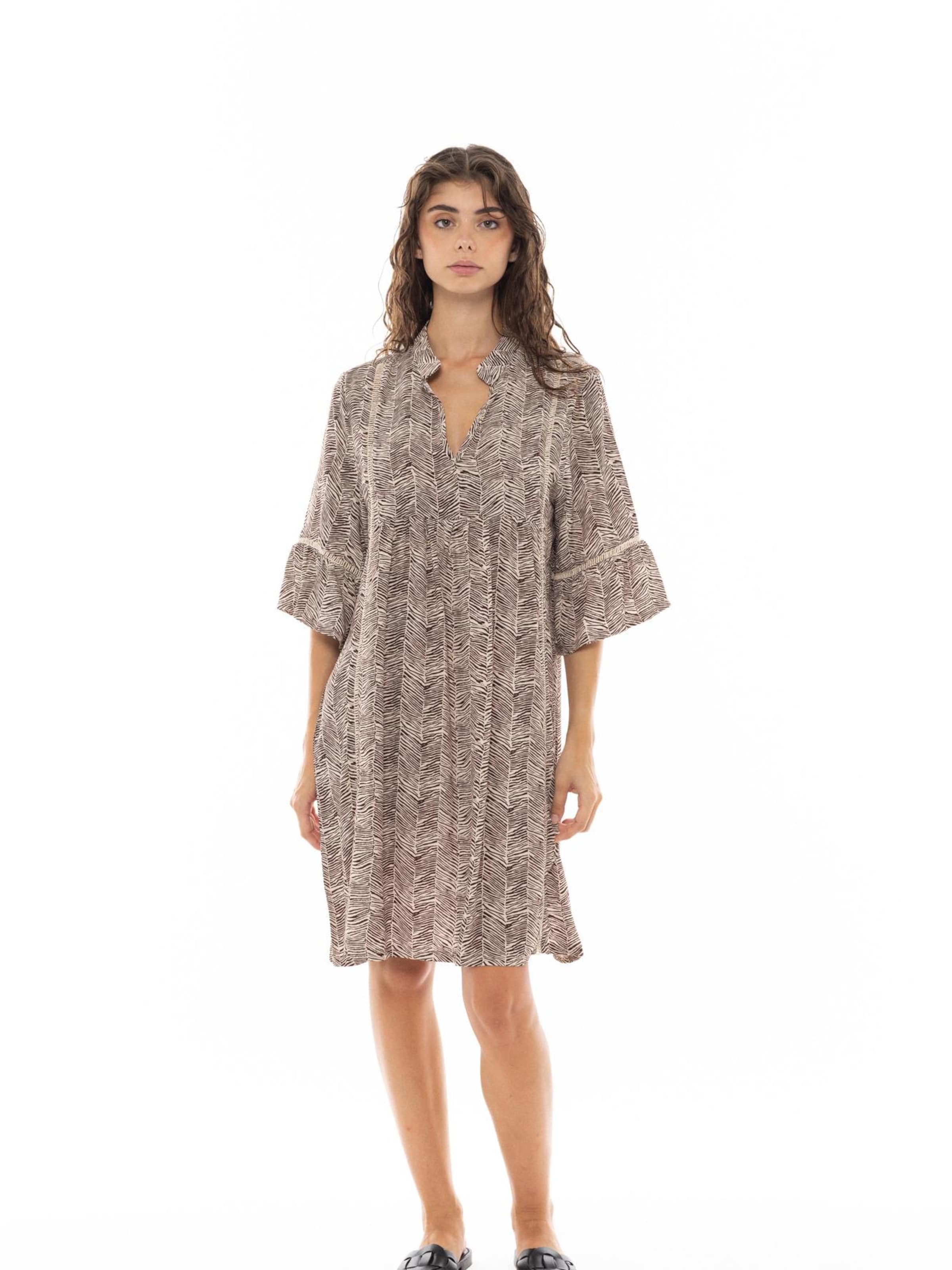 Pink Label Beach Dress 'BEACHWEAR AFRICA OAK' in Brown: front