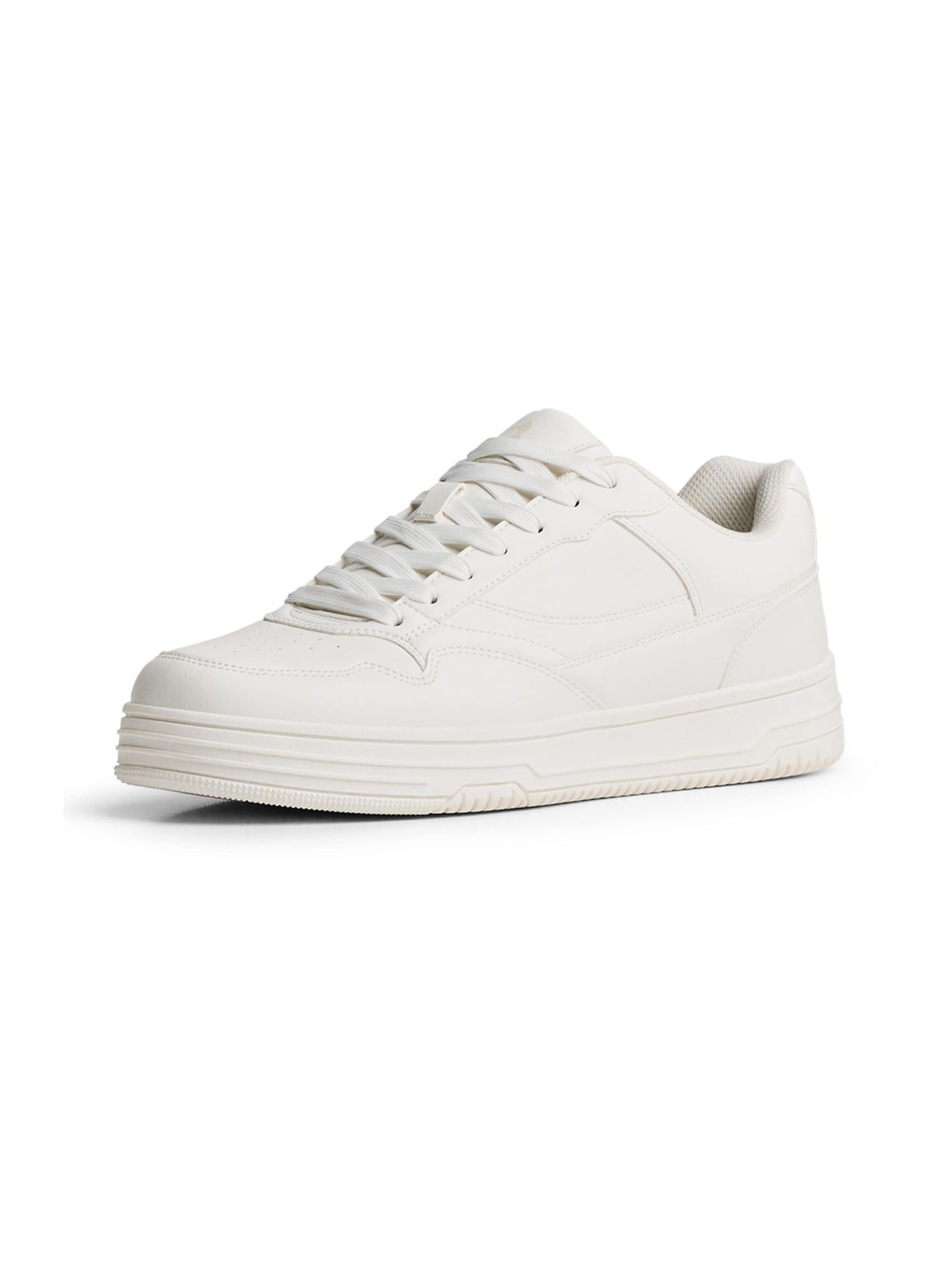 Bershka Låg sneaker i vit: framsida