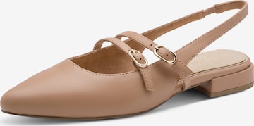 MARCO TOZZI Ballerina in Braun: Vorderseite