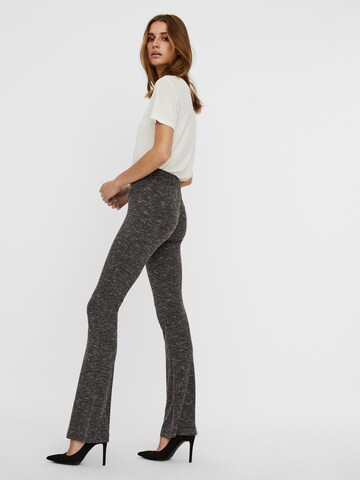 VERO MODA Flared Trousers 'VMKAMMA' in Grey