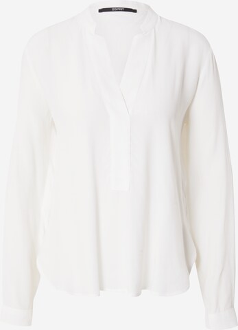 ESPRIT Блуза в бяло: отпред
