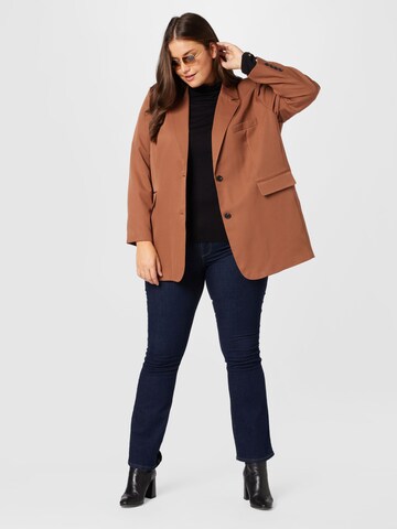 Vero Moda Curve Blazer in Brown