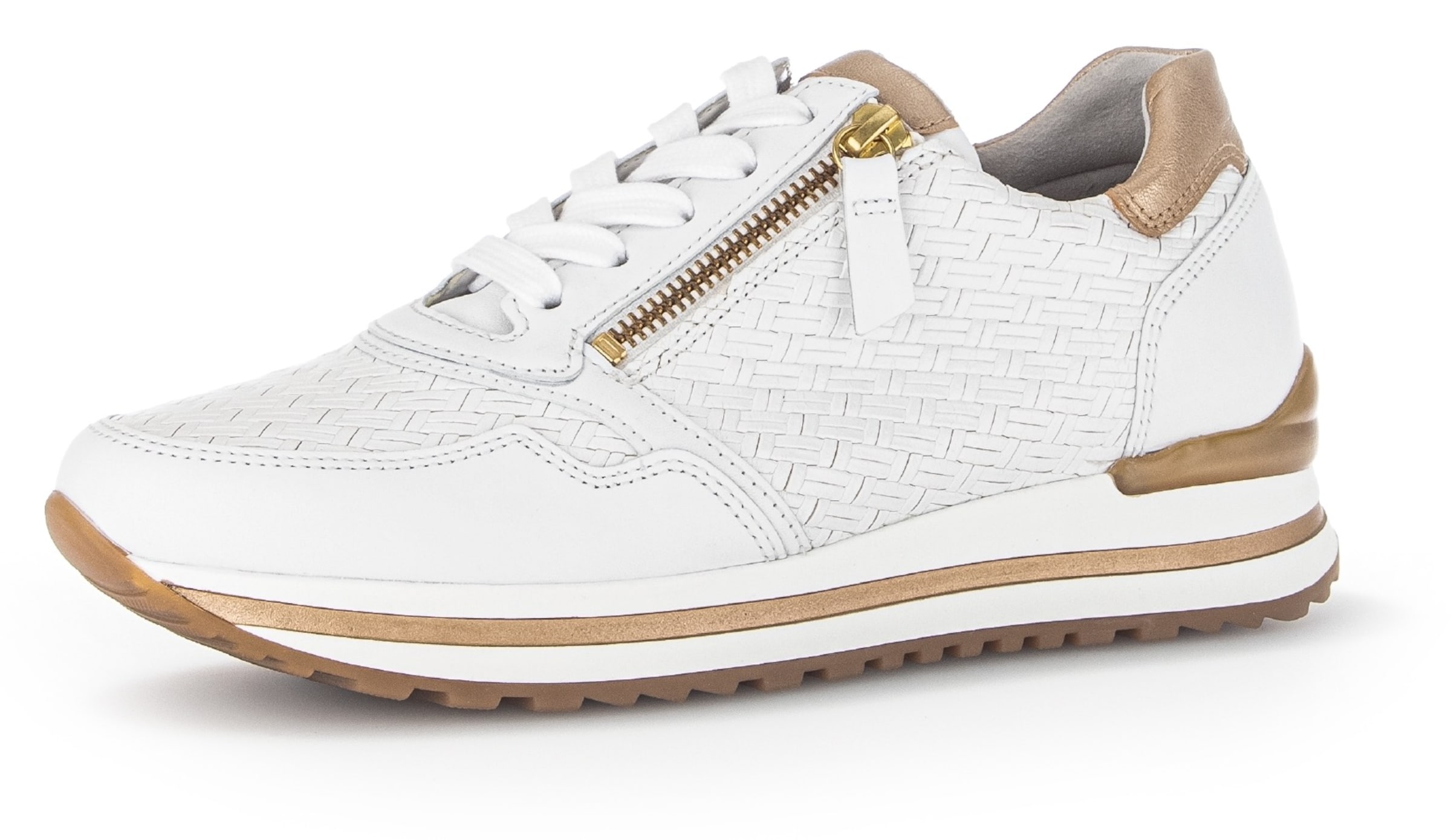 GABOR Σνίκερ χαμηλό σε λευκό: μπροστά