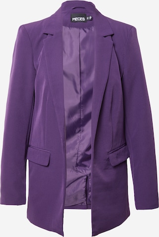 PIECES Blazer 'PCBOZZY' in Purple: front