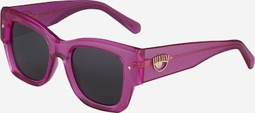Chiara Ferragni - Gafas de sol en rosa: frente