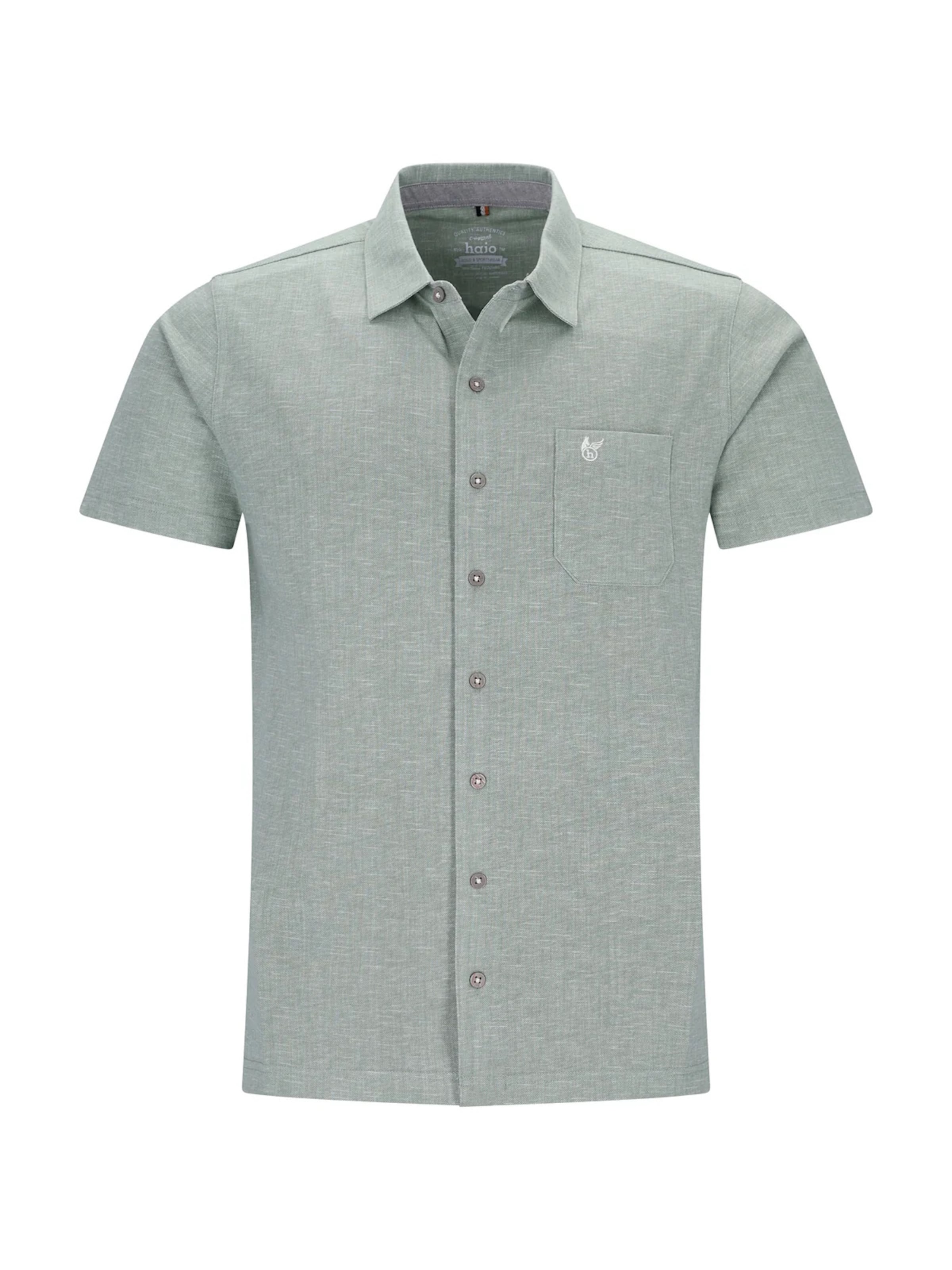 HAJO Button Up Shirt 'Stay Fresh' in Pastel green, Item view