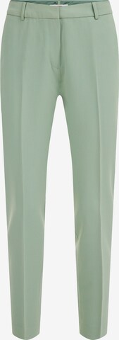 WE Fashion Pleated Pants in Green: front