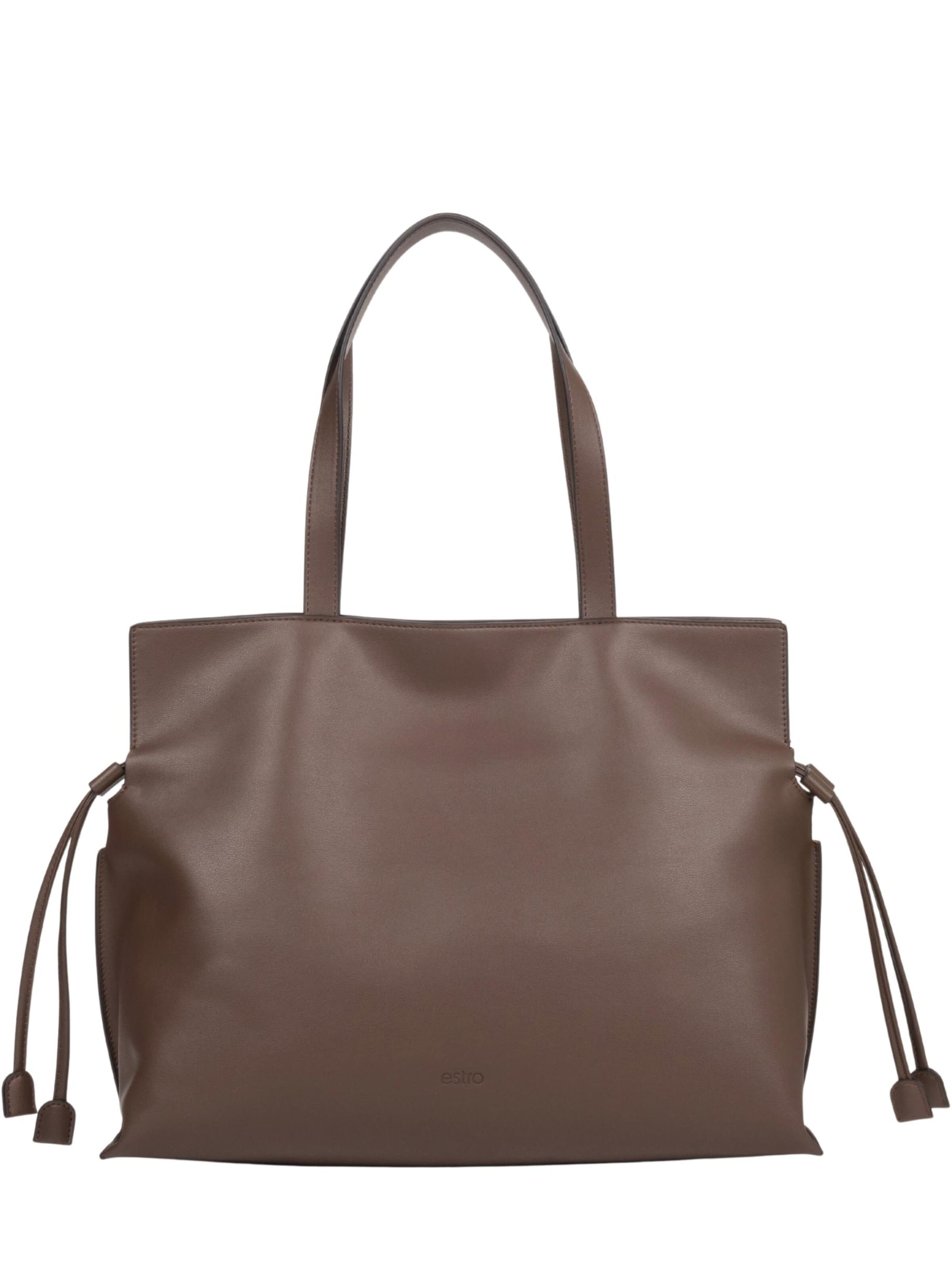 Estro Shopper '9976' in Bruin: voorkant