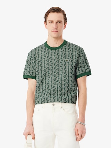 LACOSTE - Camisa em verde: frente