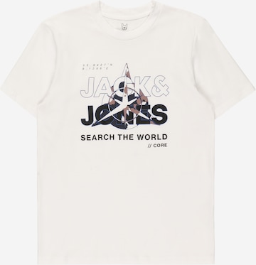 T-Shirt Jack & Jones Junior en blanc : devant